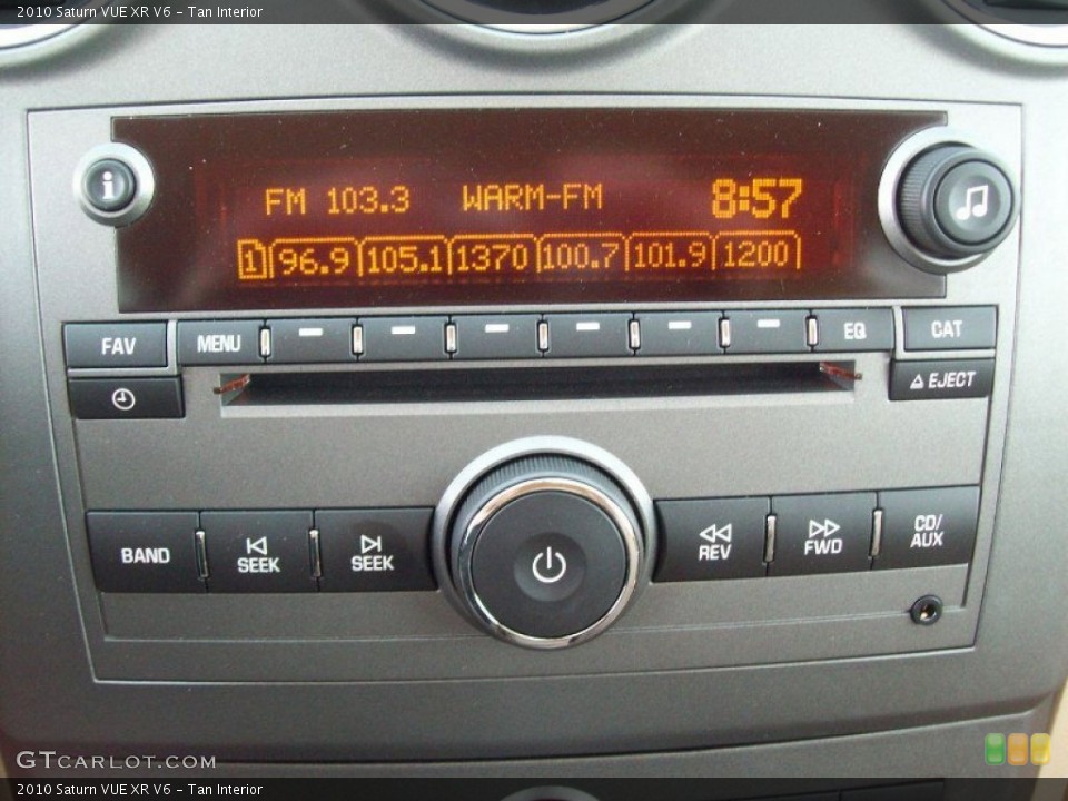 Tan Interior Controls for the 2010 Saturn VUE XR V6 #51101369