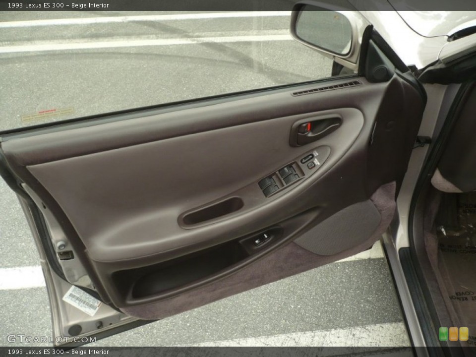 Beige Interior Door Panel for the 1993 Lexus ES 300 #51108383