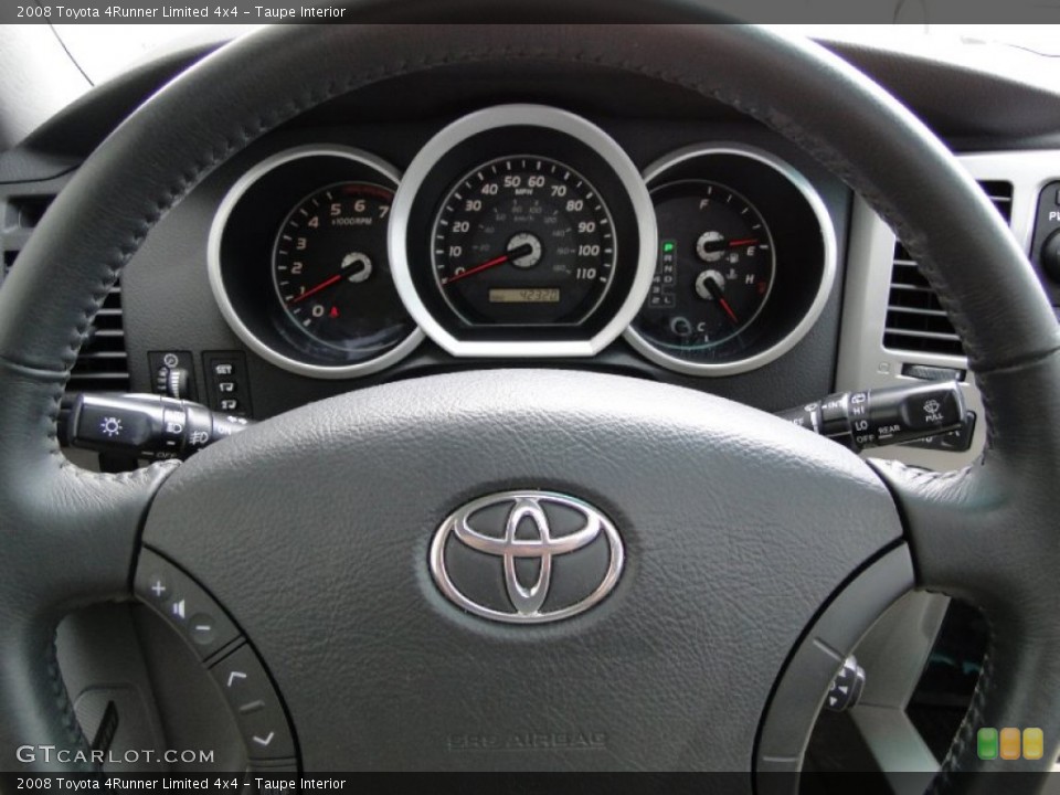 Taupe Interior Steering Wheel for the 2008 Toyota 4Runner Limited 4x4 #51112669