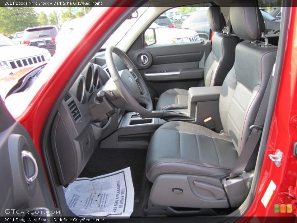 Dark Slate Gray/Red Interior Photo for the 2011 Dodge Nitro Shock #51114800