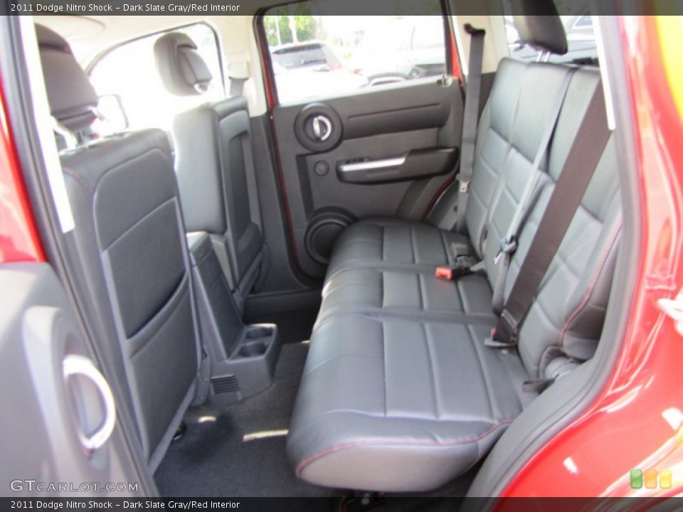 Dark Slate Gray/Red Interior Photo for the 2011 Dodge Nitro Shock #51114812