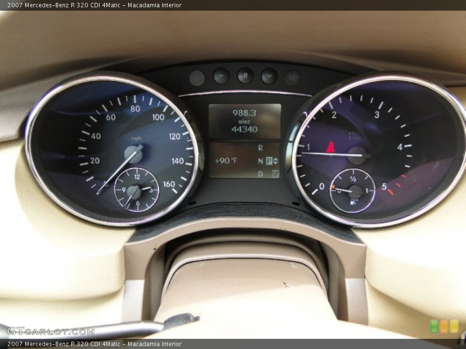 Macadamia Interior Gauges for the 2007 Mercedes-Benz R 320 CDI 4Matic #51116564