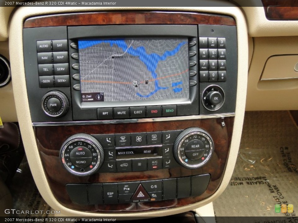 Macadamia Interior Controls for the 2007 Mercedes-Benz R 320 CDI 4Matic #51116609