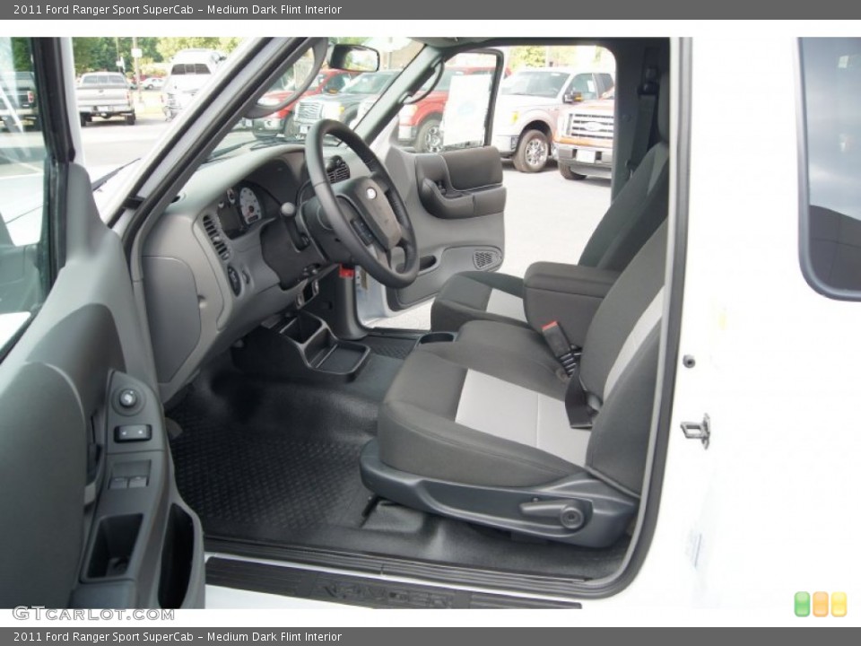Medium Dark Flint Interior Photo for the 2011 Ford Ranger Sport SuperCab #51117515
