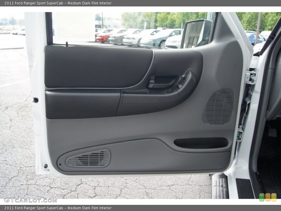 Medium Dark Flint Interior Door Panel for the 2011 Ford Ranger Sport SuperCab #51117635