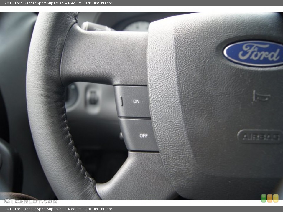 Medium Dark Flint Interior Controls for the 2011 Ford Ranger Sport SuperCab #51117698
