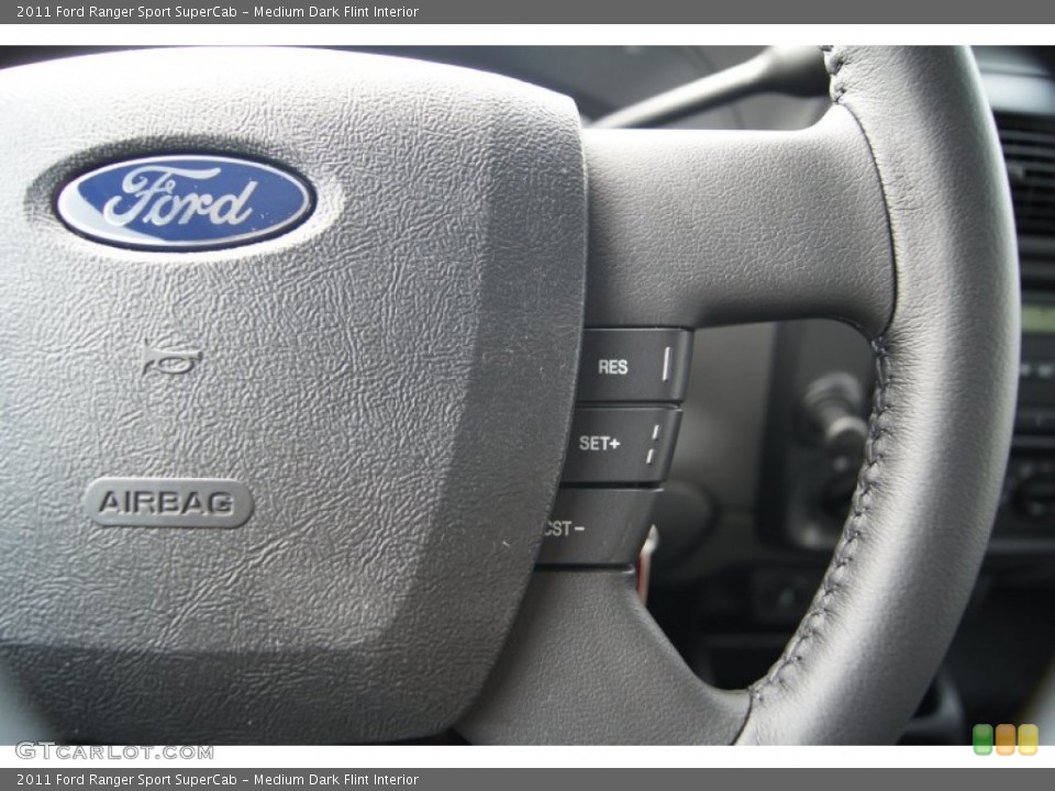 Medium Dark Flint Interior Controls for the 2011 Ford Ranger Sport SuperCab #51117713