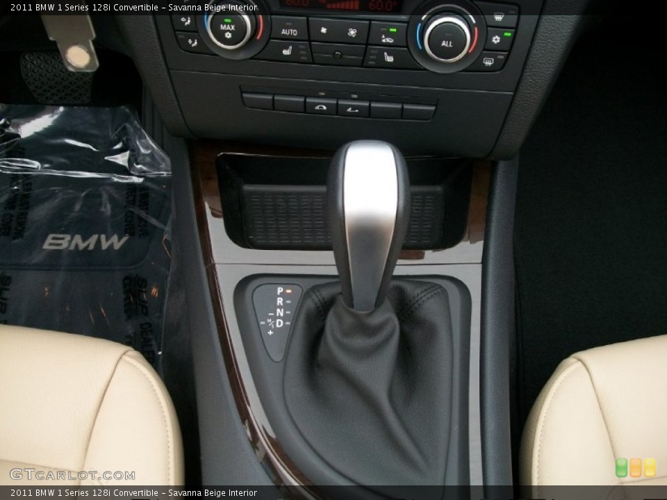 Savanna Beige Interior Transmission for the 2011 BMW 1 Series 128i Convertible #51118490