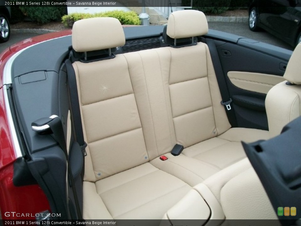 Savanna Beige Interior Photo for the 2011 BMW 1 Series 128i Convertible #51118541