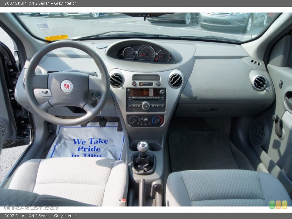 Gray Interior Dashboard for the 2007 Saturn ION 2 Sedan #51118577