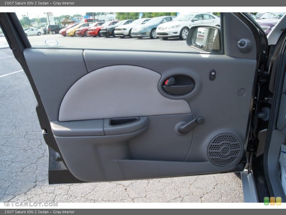 Gray Interior Door Panel for the 2007 Saturn ION 2 Sedan #51118589