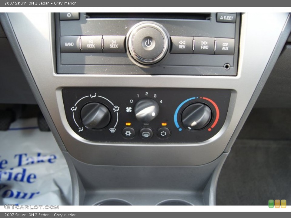 Gray Interior Controls for the 2007 Saturn ION 2 Sedan #51118679