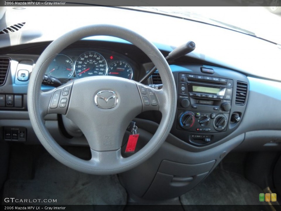 Gray Interior Dashboard for the 2006 Mazda MPV LX #51119618