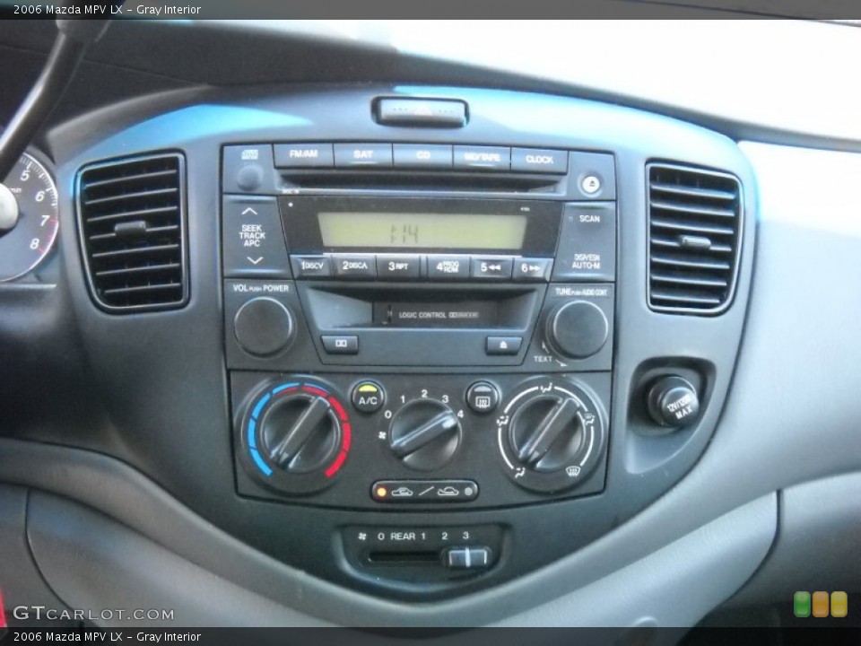 Gray Interior Controls for the 2006 Mazda MPV LX #51119811