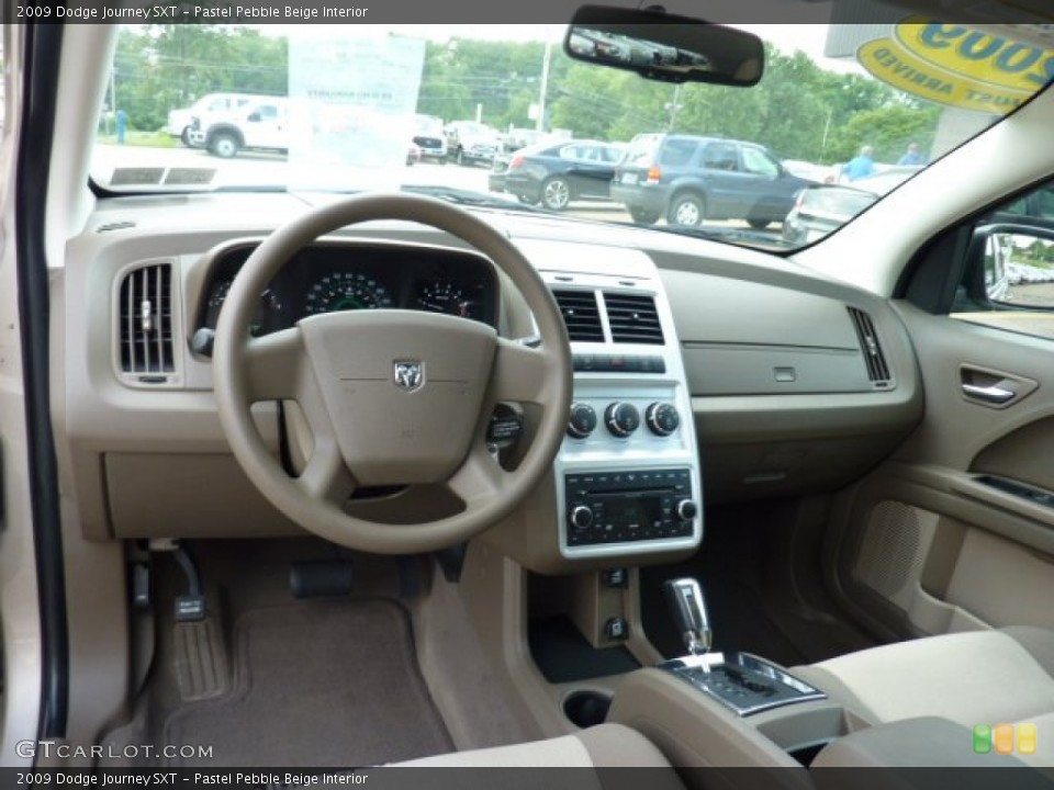 Pastel Pebble Beige Interior Dashboard for the 2009 Dodge Journey SXT #51120114
