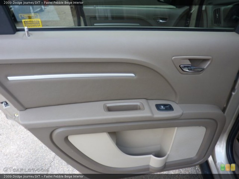 Pastel Pebble Beige Interior Door Panel for the 2009 Dodge Journey SXT #51120124