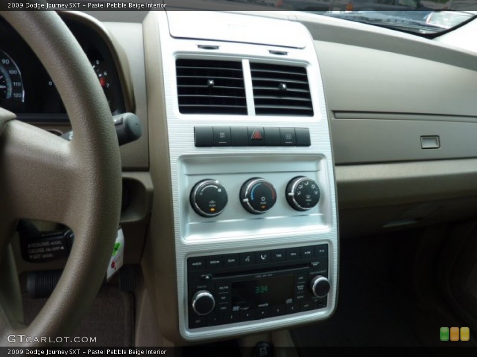 Pastel Pebble Beige Interior Controls for the 2009 Dodge Journey SXT #51120210