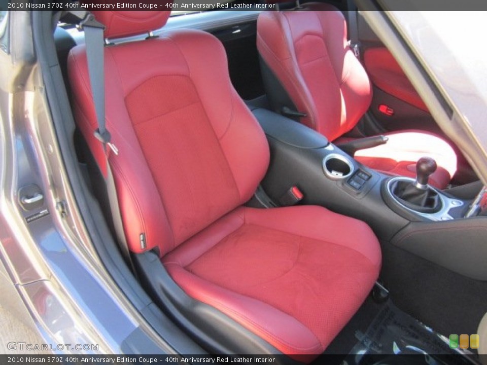 40th Anniversary Red Leather Interior Photo for the 2010 Nissan 370Z 40th Anniversary Edition Coupe #51120693