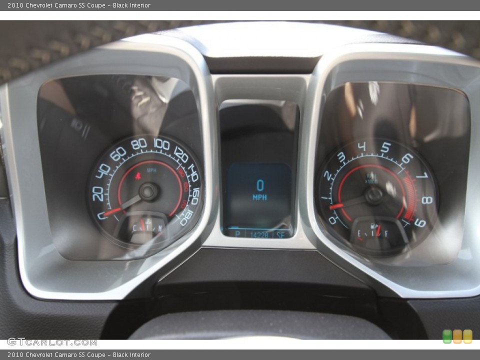 Black Interior Gauges for the 2010 Chevrolet Camaro SS Coupe #51124488