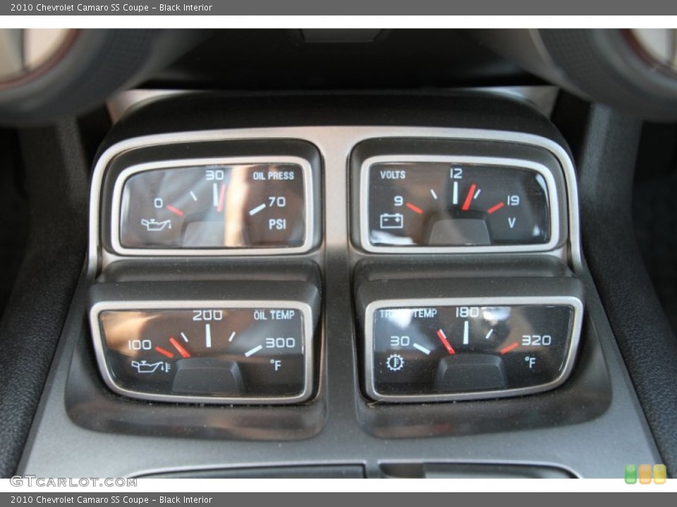 Black Interior Gauges for the 2010 Chevrolet Camaro SS Coupe #51124527
