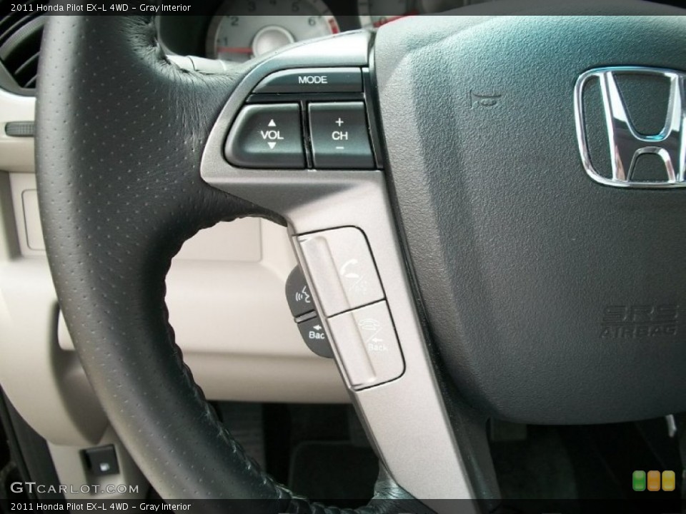 Gray Interior Controls for the 2011 Honda Pilot EX-L 4WD #51125088