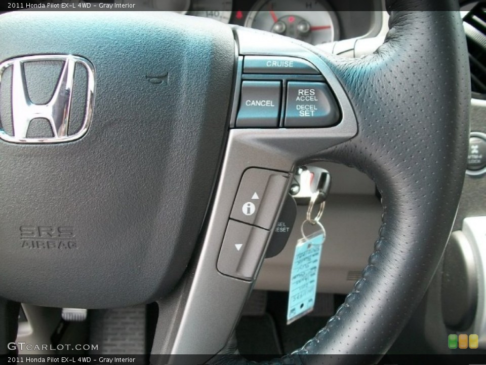 Gray Interior Controls for the 2011 Honda Pilot EX-L 4WD #51125106