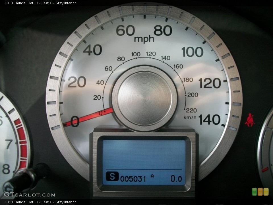 Gray Interior Gauges for the 2011 Honda Pilot EX-L 4WD #51125118
