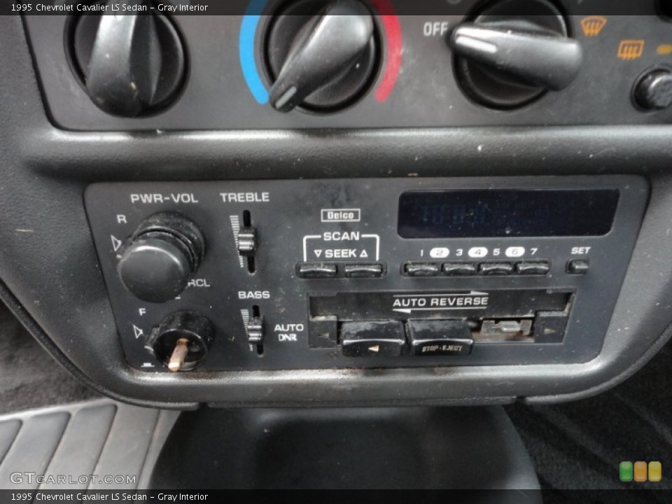 Gray Interior Controls for the 1995 Chevrolet Cavalier LS Sedan #51128325