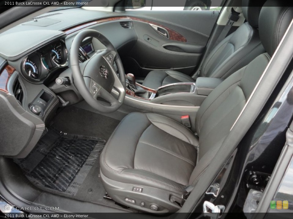Ebony Interior Photo for the 2011 Buick LaCrosse CXL AWD #51129315