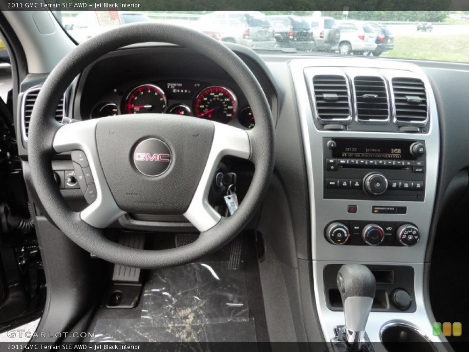 Jet Black Interior Dashboard for the 2011 GMC Terrain SLE AWD #51129552