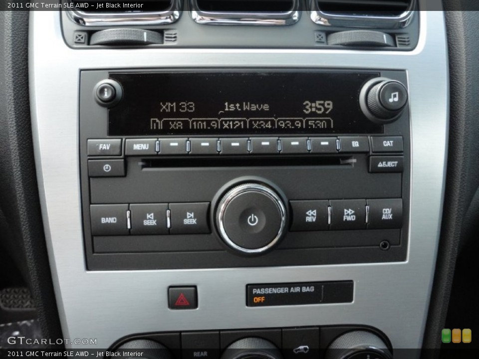 Jet Black Interior Controls for the 2011 GMC Terrain SLE AWD #51129612