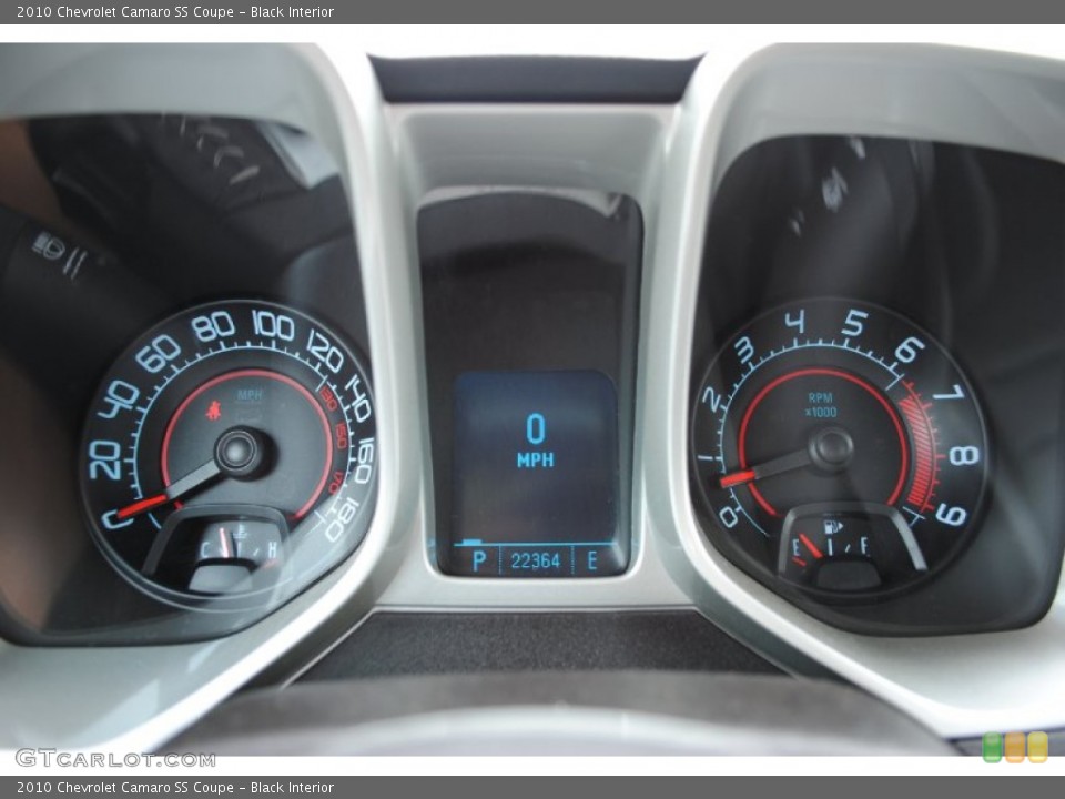 Black Interior Gauges for the 2010 Chevrolet Camaro SS Coupe #51129903