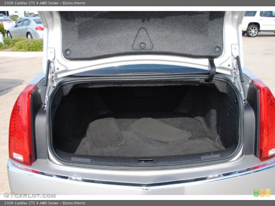 Ebony Interior Trunk for the 2008 Cadillac CTS 4 AWD Sedan #51130731