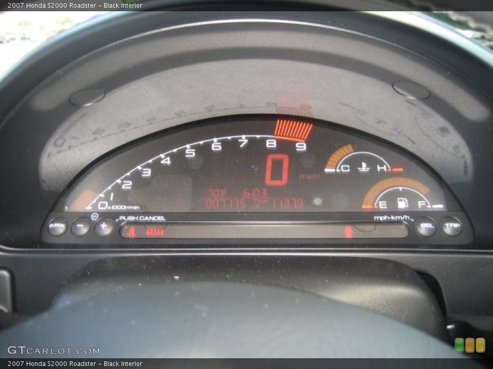 Black Interior Gauges for the 2007 Honda S2000 Roadster #51132234