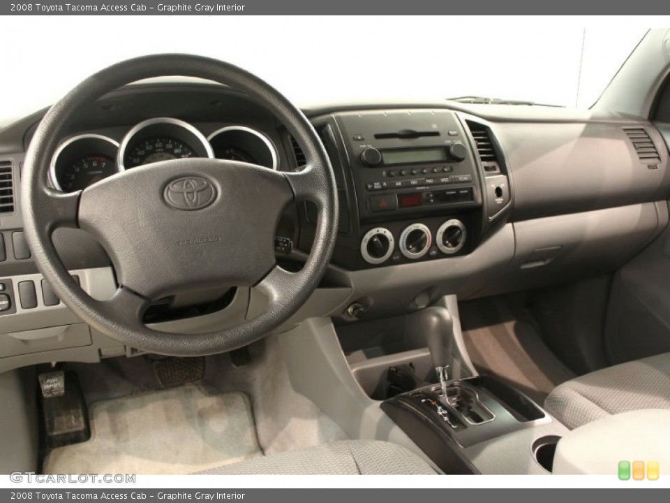 Graphite Gray Interior Dashboard for the 2008 Toyota Tacoma Access Cab #51133238