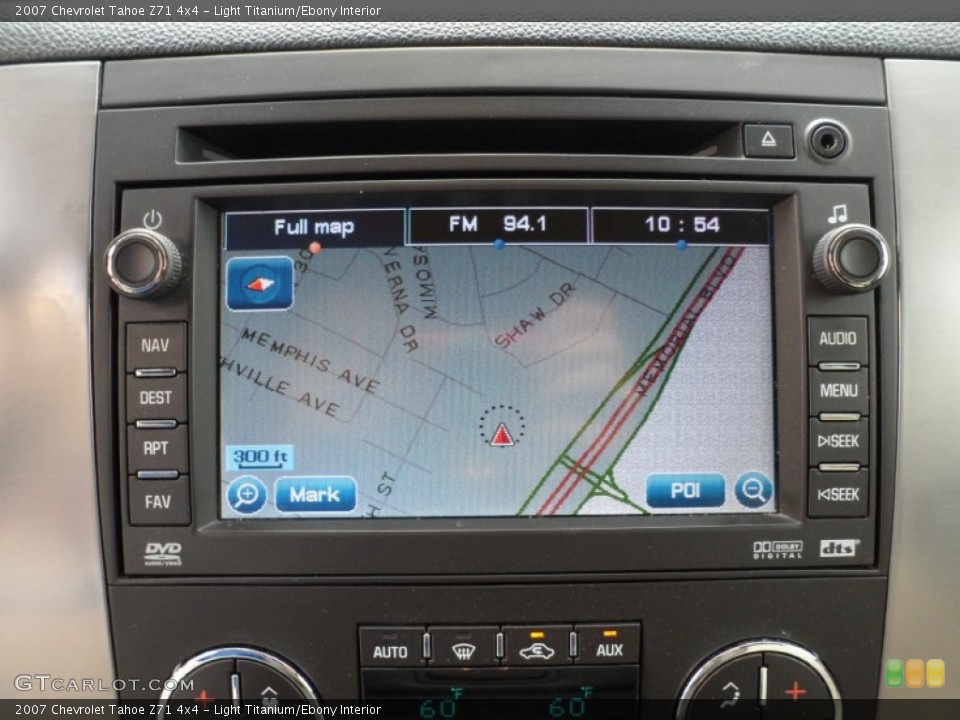 Light Titanium/Ebony Interior Navigation for the 2007 Chevrolet Tahoe Z71 4x4 #51135983