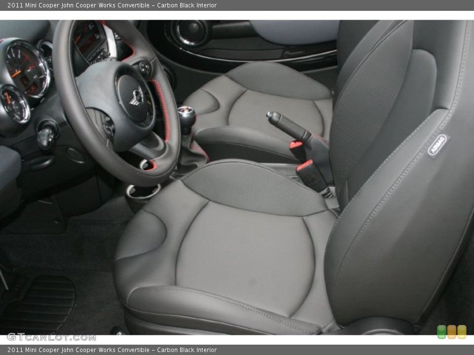 Carbon Black Interior Photo for the 2011 Mini Cooper John Cooper Works Convertible #51144200