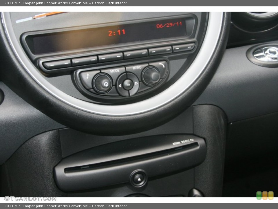 Carbon Black Interior Controls for the 2011 Mini Cooper John Cooper Works Convertible #51144287