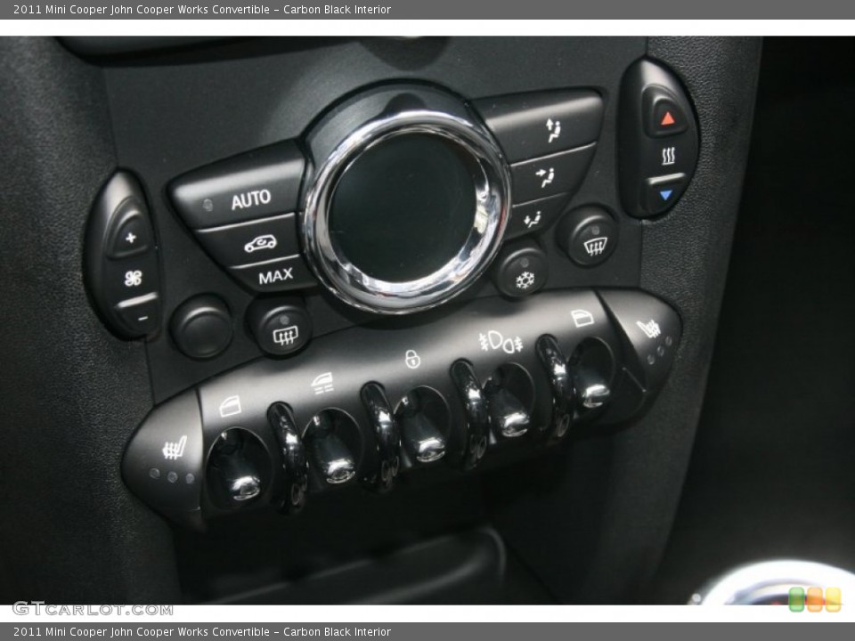 Carbon Black Interior Controls for the 2011 Mini Cooper John Cooper Works Convertible #51144302