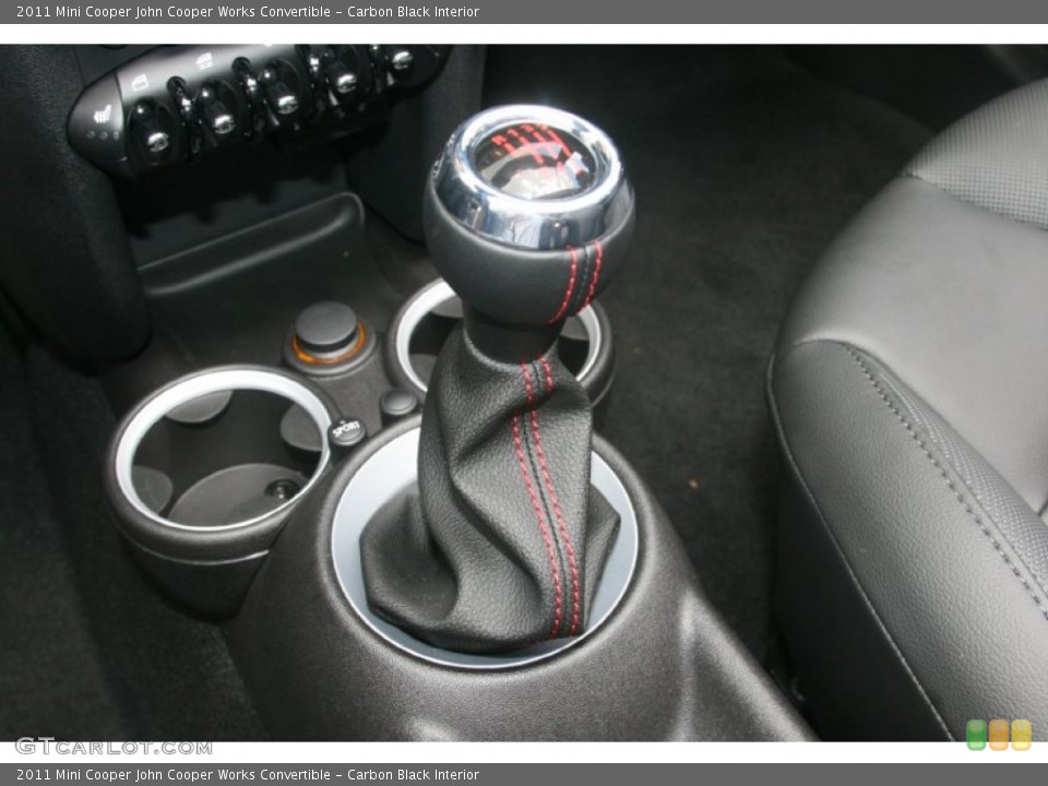 Carbon Black Interior Transmission for the 2011 Mini Cooper John Cooper Works Convertible #51144332
