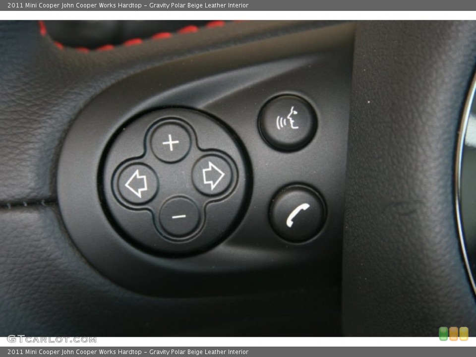 Gravity Polar Beige Leather Interior Controls for the 2011 Mini Cooper John Cooper Works Hardtop #51144734