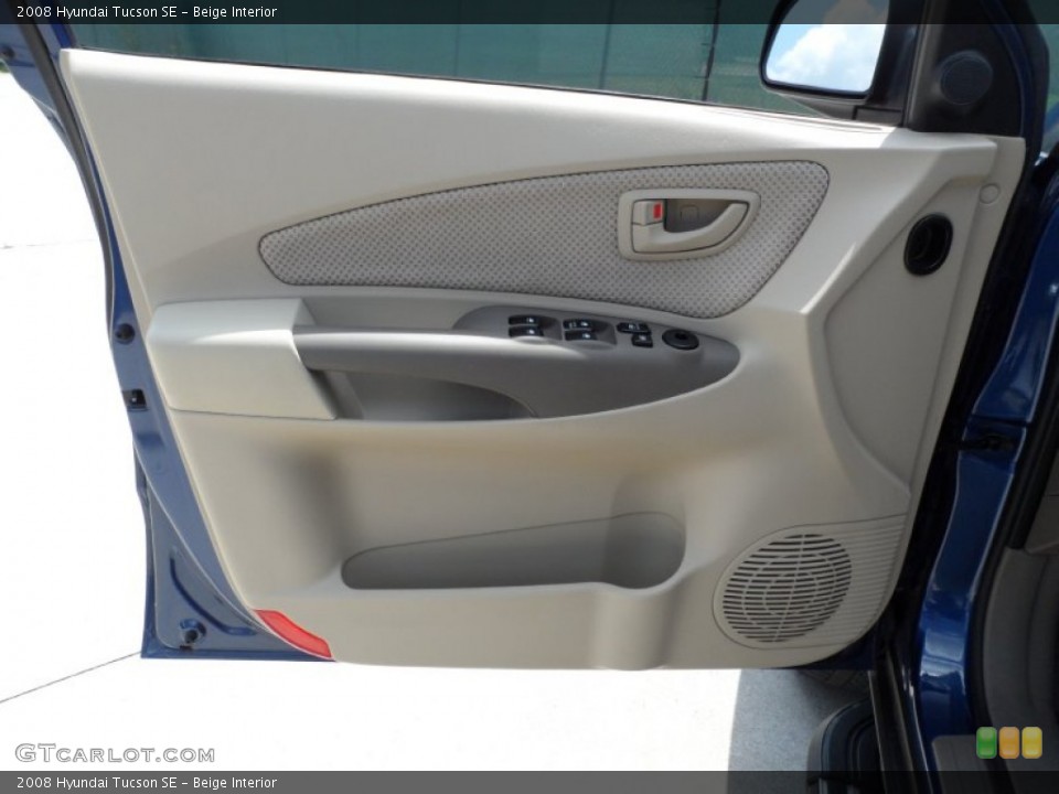 Beige Interior Door Panel for the 2008 Hyundai Tucson SE #51146537
