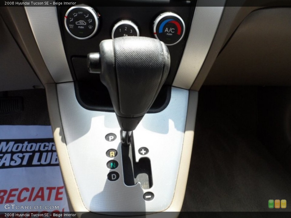 Beige Interior Transmission for the 2008 Hyundai Tucson SE #51146687