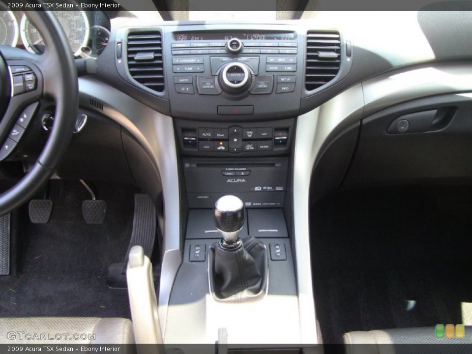 Ebony Interior Controls for the 2009 Acura TSX Sedan #51151148