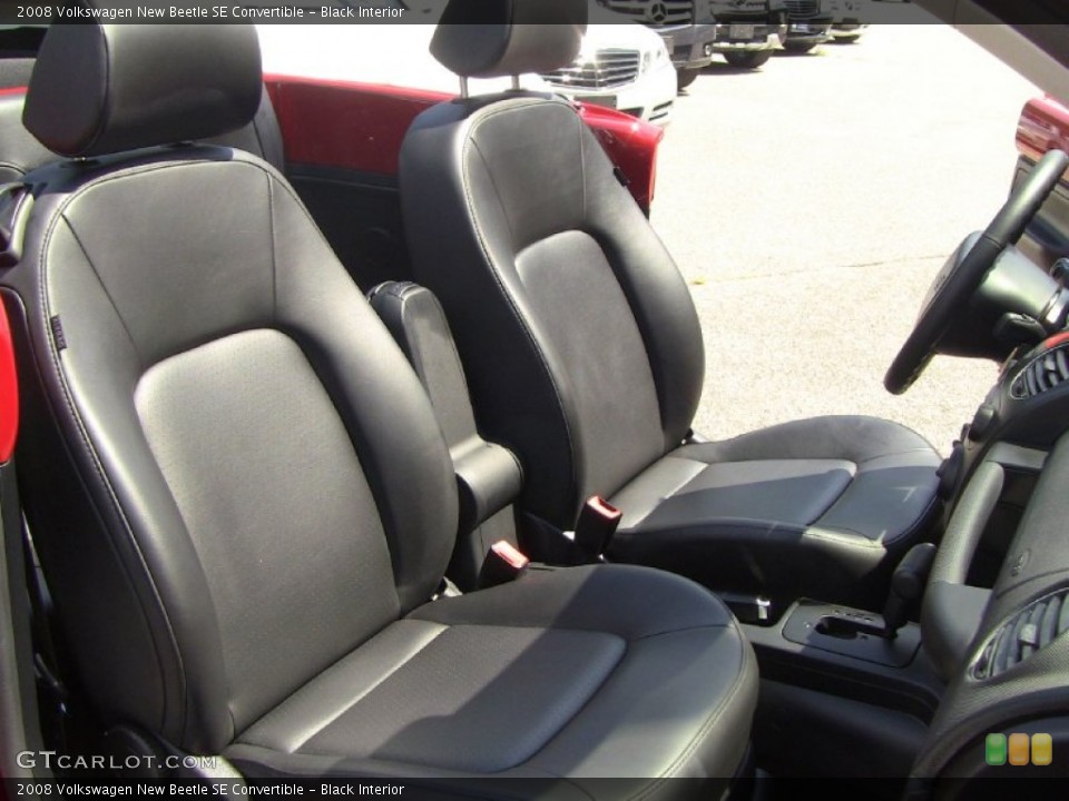 Black Interior Photo for the 2008 Volkswagen New Beetle SE Convertible #51152330
