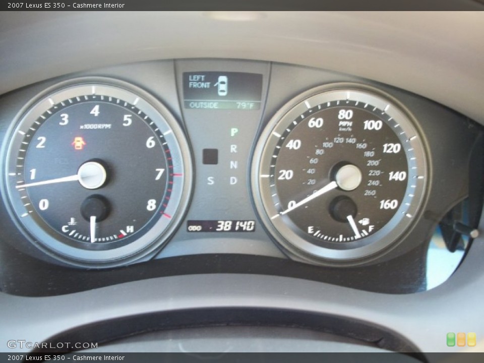 Cashmere Interior Gauges for the 2007 Lexus ES 350 #51154817