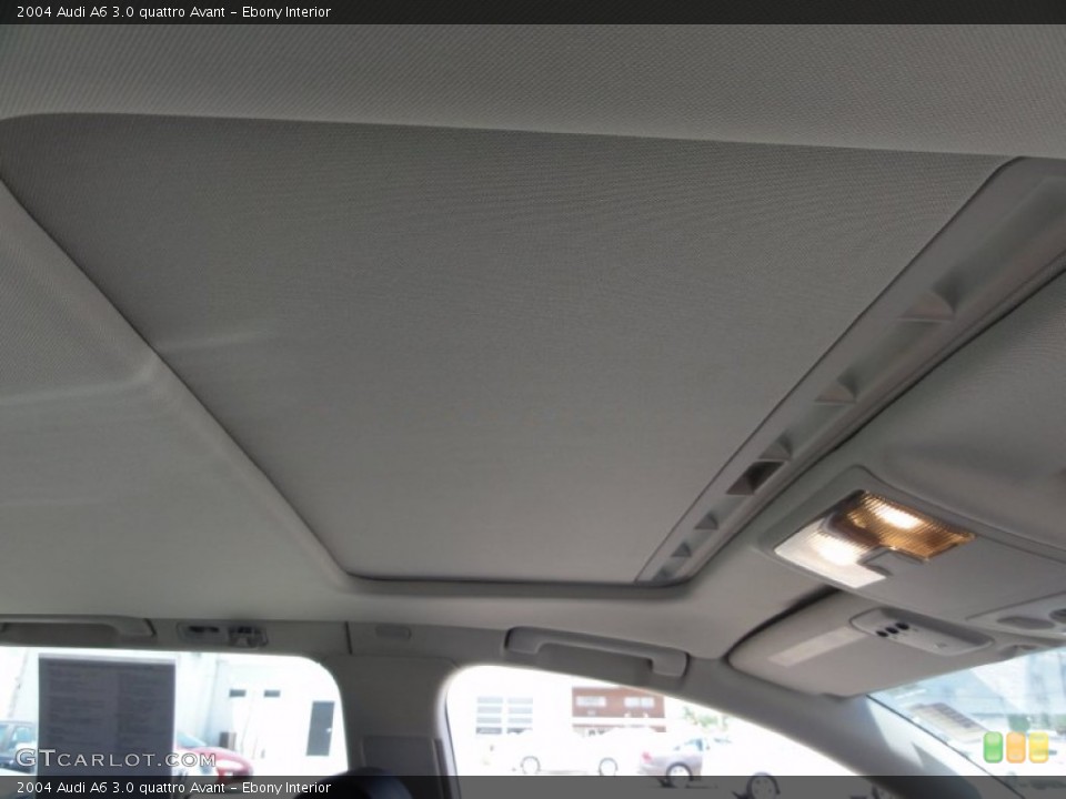 Ebony Interior Sunroof for the 2004 Audi A6 3.0 quattro Avant #51155783