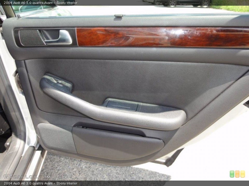 Ebony Interior Door Panel for the 2004 Audi A6 3.0 quattro Avant #51155840