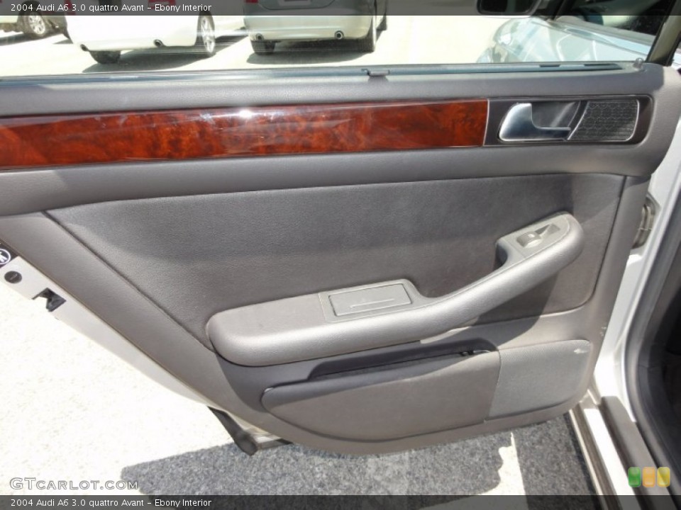 Ebony Interior Door Panel for the 2004 Audi A6 3.0 quattro Avant #51155870