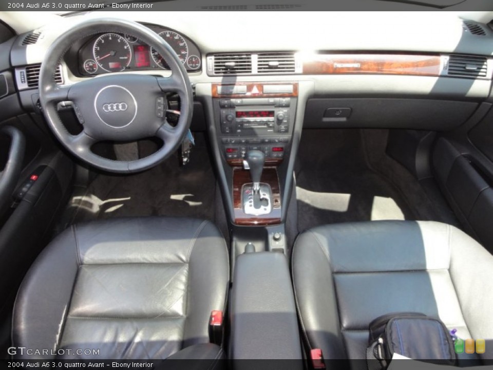 Ebony Interior Dashboard for the 2004 Audi A6 3.0 quattro Avant #51155885